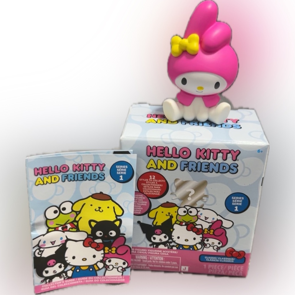 Hello Kitty & Friends 2" Blind Single Figures | My Melody Dark Pink
